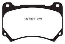 Cargar imagen en el visor de la galería, EBC 11+ Hyundai Equus 4.6 Greenstuff Front Brake Pads