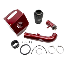 Cargar imagen en el visor de la galería, Kit de admisión Wehrli 17-19 Chevrolet 6.6L L5P de 4 pulgadas, etapa 2, WCFab rojo