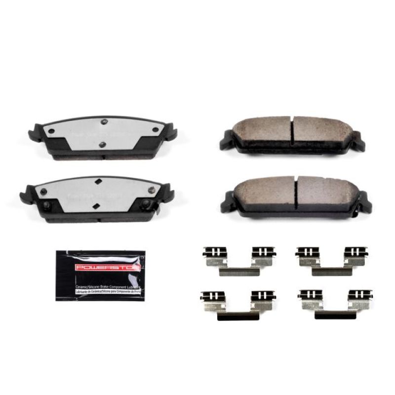 Pastillas de freno traseras Power Stop Z36 para camioneta y remolque Cadillac Escalade 99-00 con herrajes