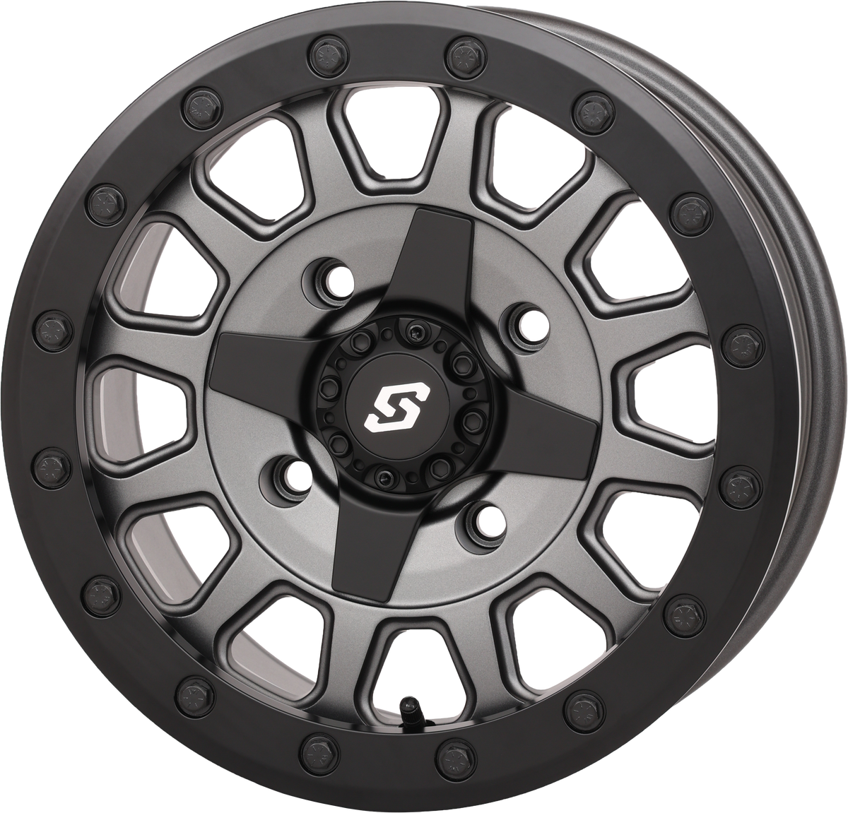 Sedona Adapt DD Wheel 15X7 5+2 4/137 & 4/156 Matte Gnmtl Grey (570-9123)