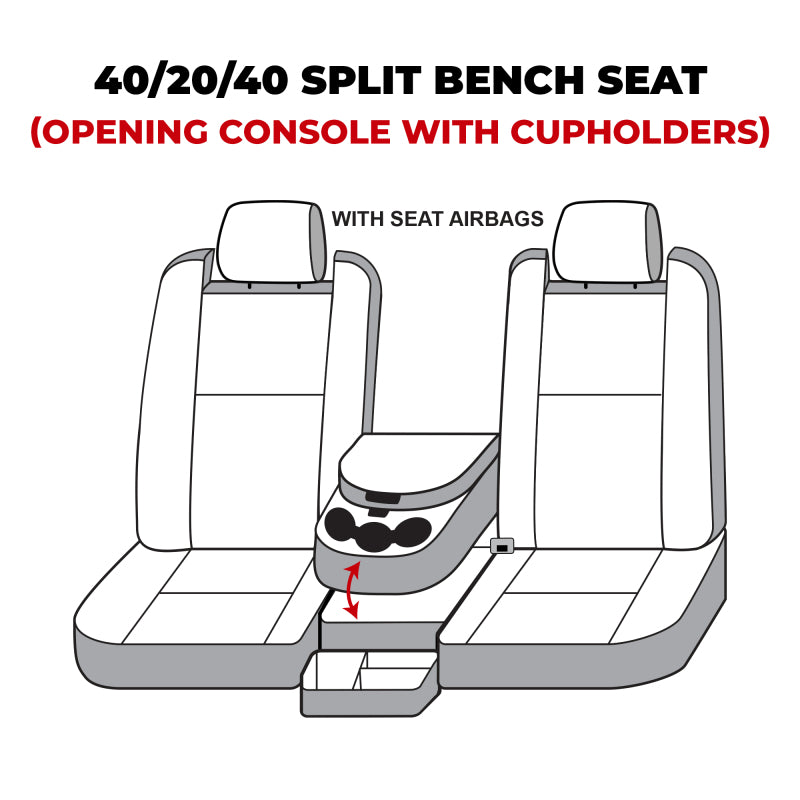 Covercraft 22-24 Dodge RAM 2500/3500 Carhartt SeatSaver Custom Front Row Seat Covers - Gravel