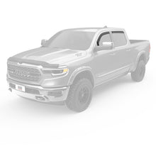 Cargar imagen en el visor de la galería, Juego de 4 viseras para ventanas en canal SlimLine para Dodge Ram 1500 Crew Cab 2019 de EGR, color humo oscuro