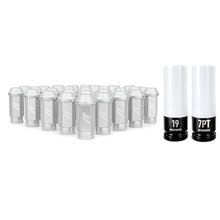 Cargar imagen en el visor de la galería, Mishimoto Aluminum Locking Lug Nuts M12x1.5 27pc Set Silver