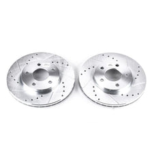 Cargar imagen en el visor de la galería, Power Stop 04-08 Chevrolet Malibu Front Evolution Drilled &amp; Slotted Rotors - Pair