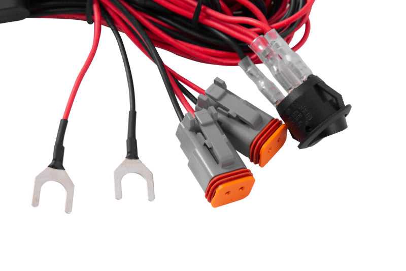 Arnés de cableado para barra de luces de salida dual para trabajo liviano de Diode Dynamics