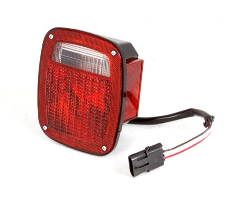 Carcasa negra para luz trasera Omix, lado derecho, Jeep Wrangler 87-90