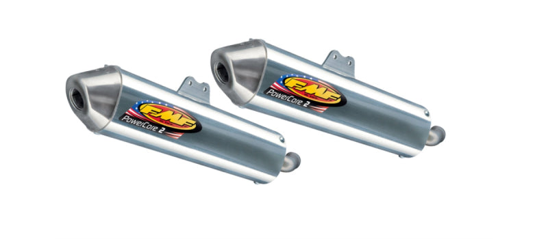 FMF Racing Powercore 2 Silencer Set — Fits 1987-2006 Yamaha YFZ350 Banshee