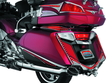 Cargar imagen en el visor de la galería, Kuryakyn L.E.D. Rear Fender Tip 12-17 GL1800 Chrome Red Lens