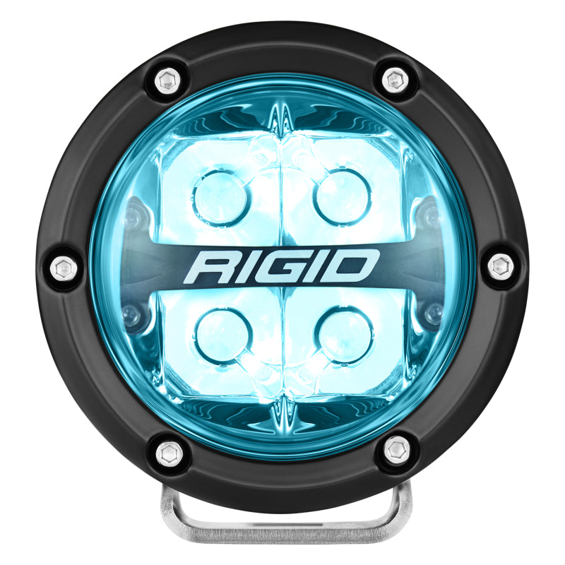 Foco LED todoterreno de 4 pulgadas de la serie 360 ​​de Rigid Industries, RGBW (par)