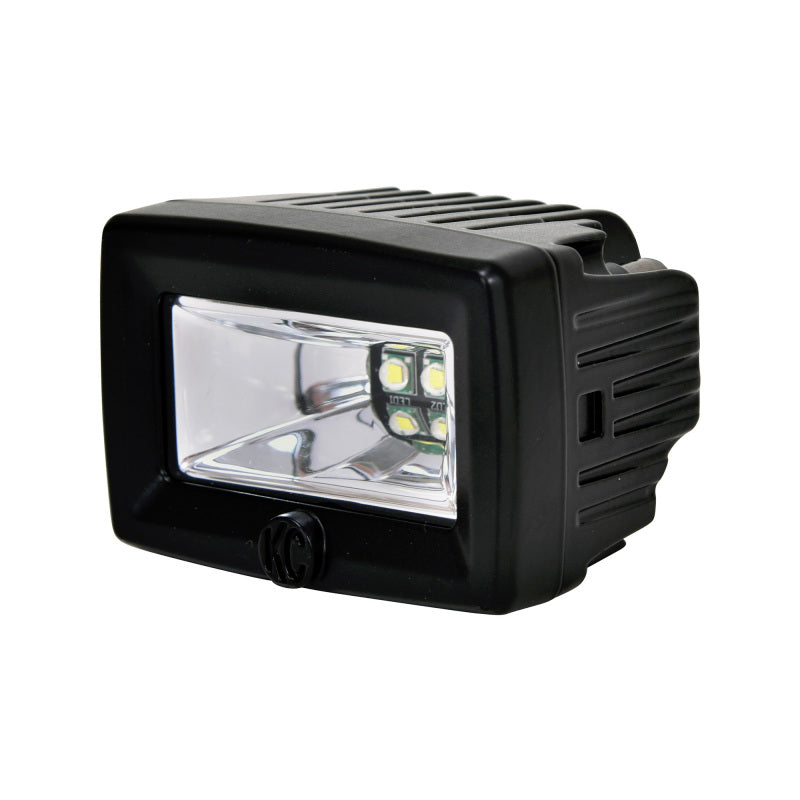KC HiLiTES C-Series C2 LED 2in Backup Area Flood Light 20W (Pair Pack) - Black