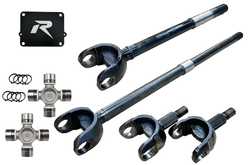 Revolution Gear & Axle 1-Piece Dana 44 Chromoly Front Axle Kit — Fits 2018+ Jeep Wrangler JL/JT