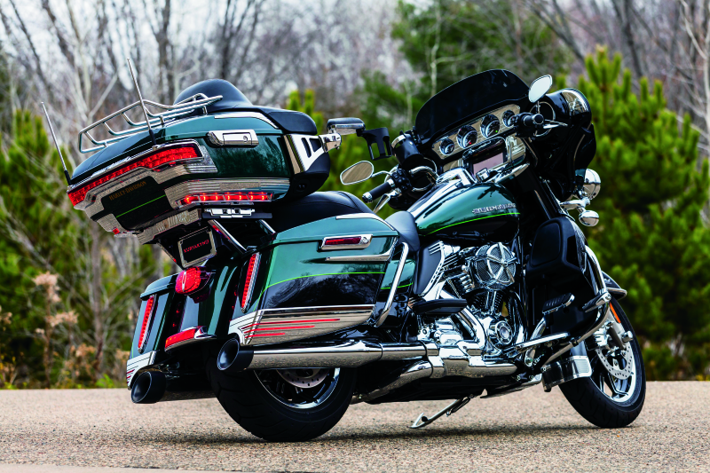 Kuryakyn Tour-Pak Relocator Black — Fits 14-Up Harley-Davidson Touring Models