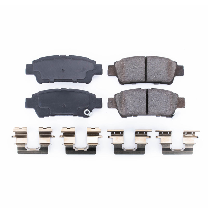 Power Stop 04-10 Toyota Sienna Rear Z17 Evolution Ceramic Brake Pads w/Hardware