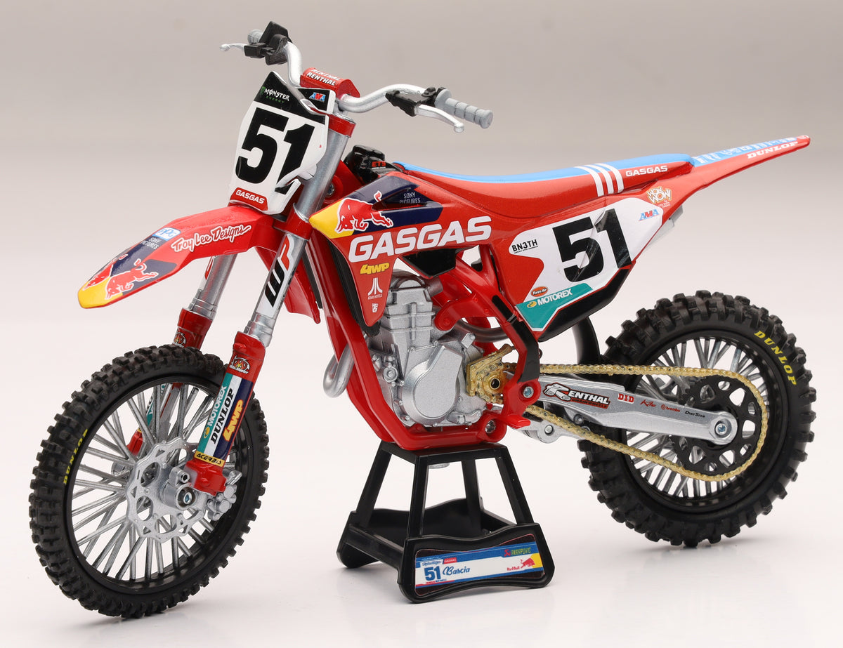 NEW-RAY Scale 1:12 TLD RED Bull GAS GAS MC450 Barcia #51 (58303)