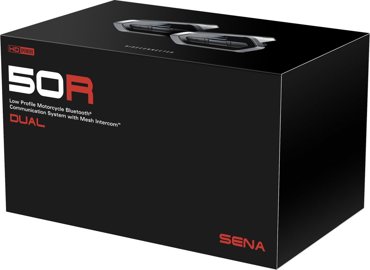 SENA 50R HD Bluetooth Comm System with Mesh Intercom Dual (50R-02D)