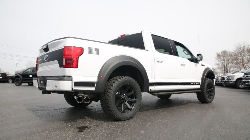 Kit de escape Cat-Back activo de Roush para Ford F-150 2015-2020 de 2,7 l/3,3 l/3,5 l/5,0 l (excepto Raptor y cabina corta)