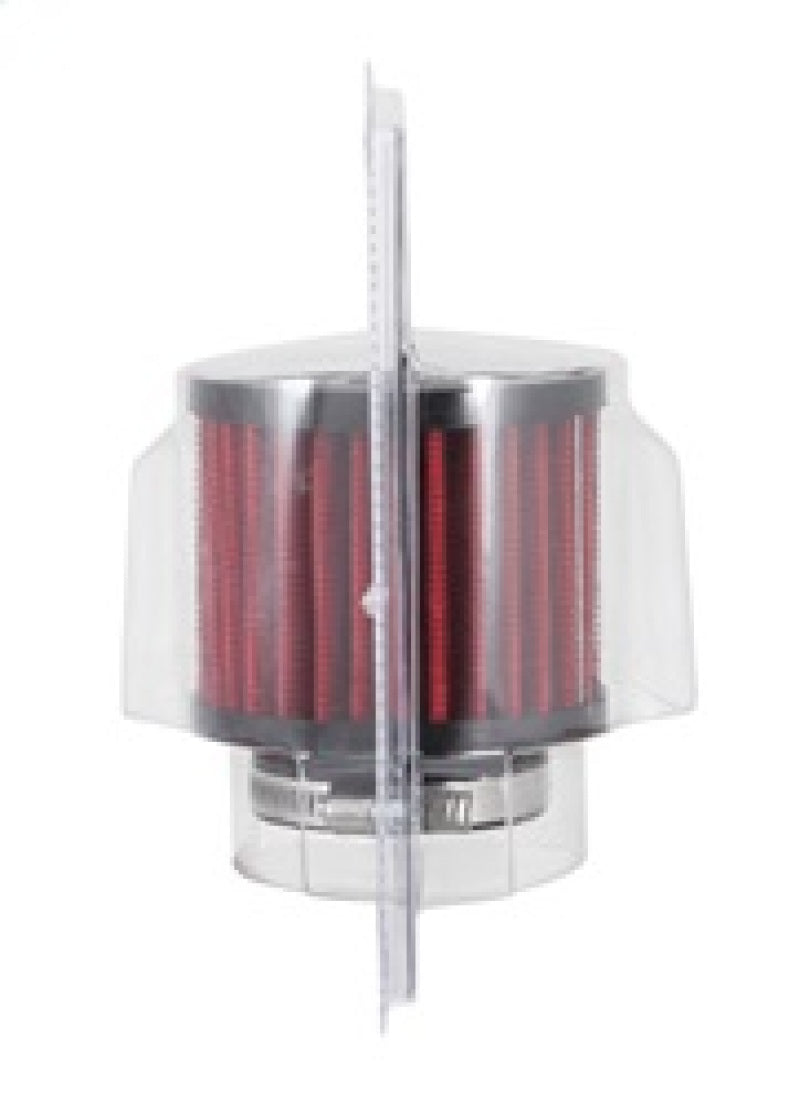 K&N 62-1470 Crankcase Vent Filter - 1.75in Flange ID x 3in OD x 2.5in H Rubber Top