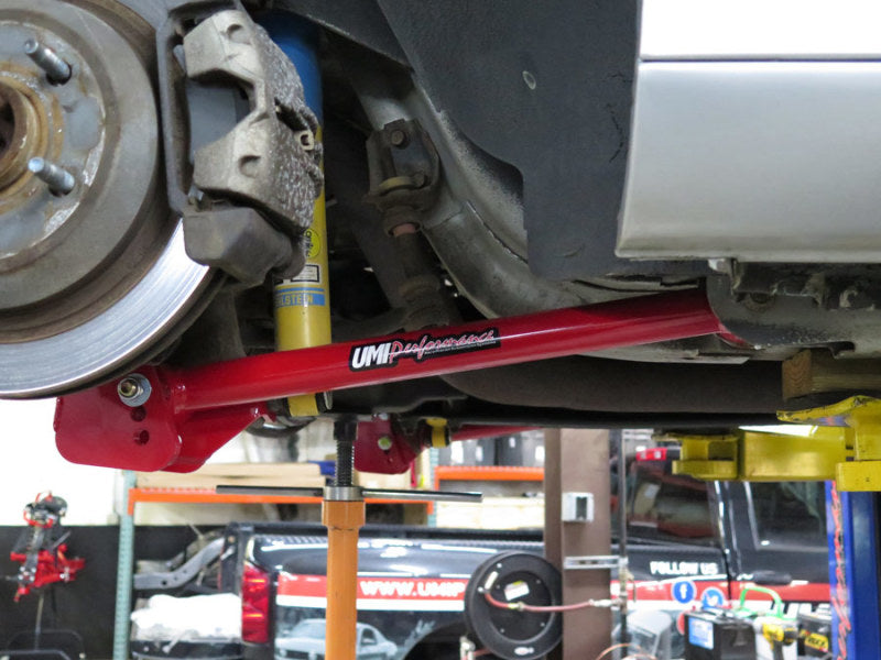 UMI Performance 82-02 GM F-Body Tubular Lower Control Arms - Red — Fits 1982-2002 Chevrolet Camaro, Pontiac Firebird