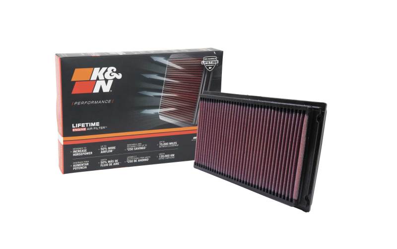 K&N Replacement Air Filter — Fits Nissan/Infiniti 1.8L-3.5L 1981-2008