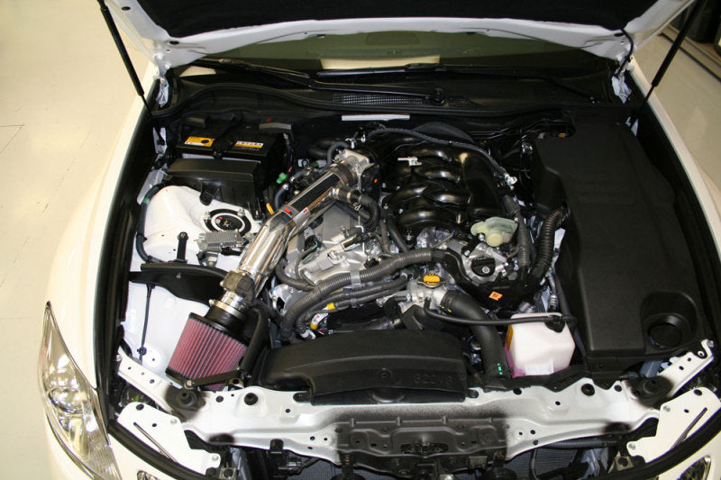 K&N 07-09 Lexus GS35 V6-3.5L Polished Typhoon Intake