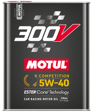 Cargar imagen en el visor de la galería, Motul 2L Synthetic-ester Racing Oil 300V COMPETITION 5W40 10x2L