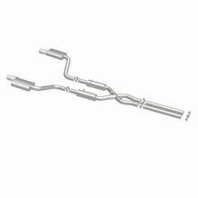 Cargar imagen en el visor de la galería, MagnaFlow 11-12 Dodge Charger SRT-8 Hemi Dual Split Rear Exit Stainless Cat-Back Performance Exhaust