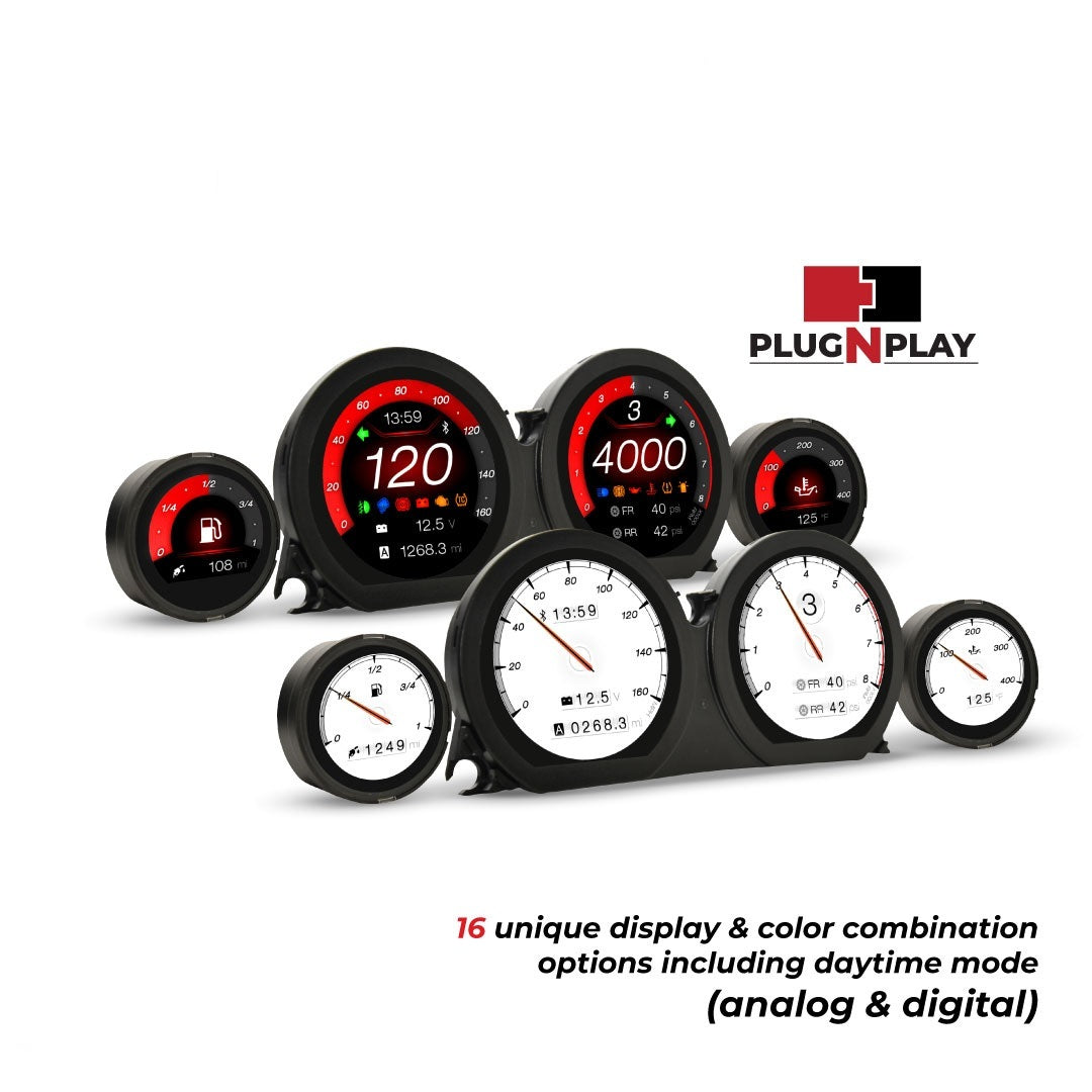 KOSO HD-03X 4 Piece Gauge KIT Touring 14-23 (BA064930)