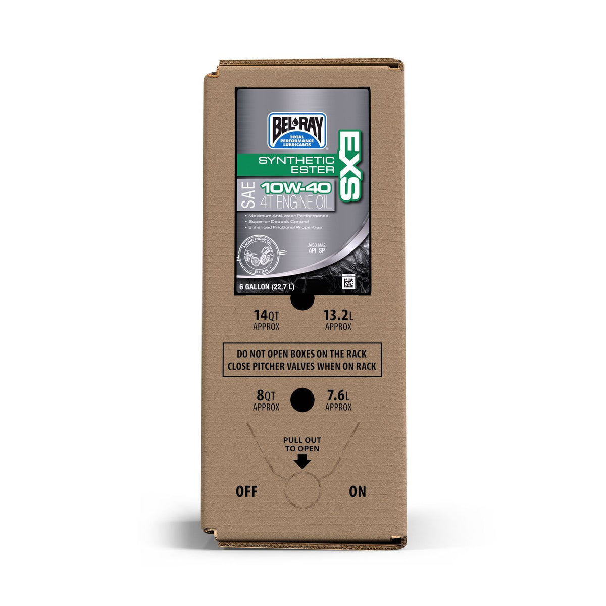 BEL-RAY EXS Full SYN Ester OIL 10W40 6GAL BAG in BOX (301702150033)
