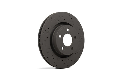 Hawk Talon Performance Drilled and Slotted Front Brake Rotor Set — Fits 1990-2005 Acura Integra & Honda Civic