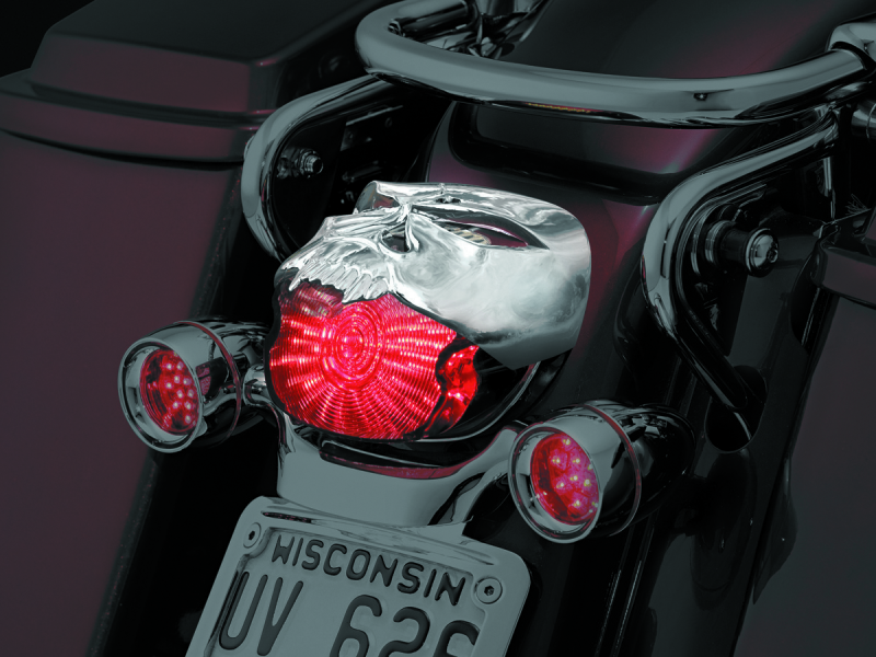 Kuryakyn Zombie Taillight Cover Chrome