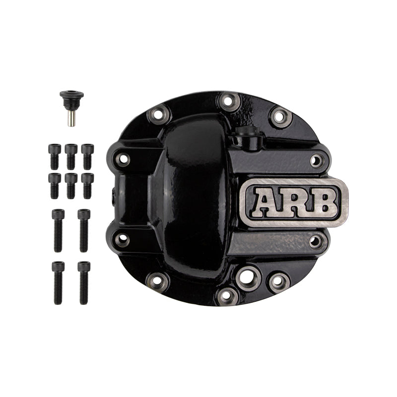 ARB Dana 30 Differential Cover Black Nodular Iron — Fits 1984-2001 Jeep Cherokee Wrangler