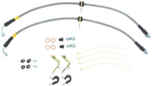 Cargar imagen en el visor de la galería, StopTech 11-14 Ford Mustang GT 5.0L V8 Stainless Steel Front Brake Lines