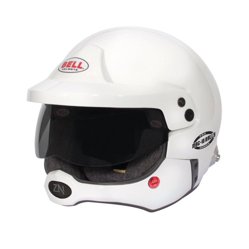 Bell Helmet Mag-10 Rally Pro White (Hans) 61+(7 5/8 +) Fia8859-2024/Sa2025