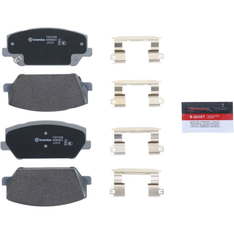 Brembo 19-22 Hyundai Santa Fe/ Hyundai Veloster N Front NAO Brake Pad