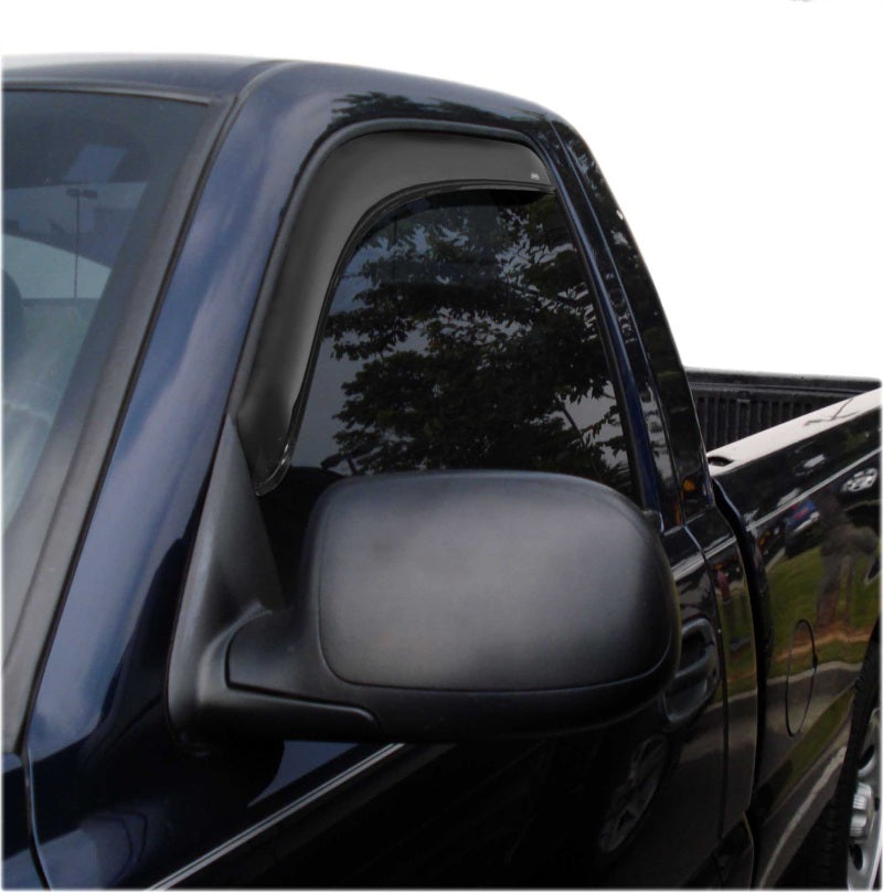 Deflectores de ventana en canal con ventilación para cabina estándar de Chevy Silverado 1500 AVS 99-07, 2 piezas, color ahumado