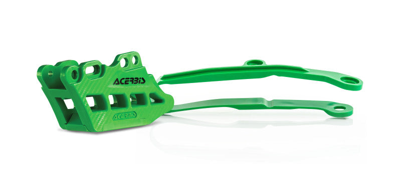 Acerbis 17-18 Kawasaki KX250F/450F/ 19-20 KX250 Chain Guide/Slider Kit 2.0 - Green