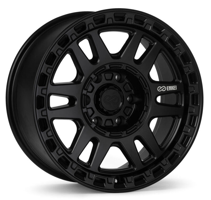 Enkei Trail-Tracker 17x8.5 / 6x139.7 BP / ET20 / 106.1mm Bore - Matte Black Wheel