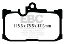 Cargar imagen en el visor de la galería, EBC 13+ Lexus GS350 3.5 F-Sport RWD Yellowstuff Front Brake Pads