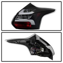 Cargar imagen en el visor de la galería, Spyder 12-14 Ford Focus 5DR LED Tail Lights - Black (ALT-YD-FF12-LED-BK)