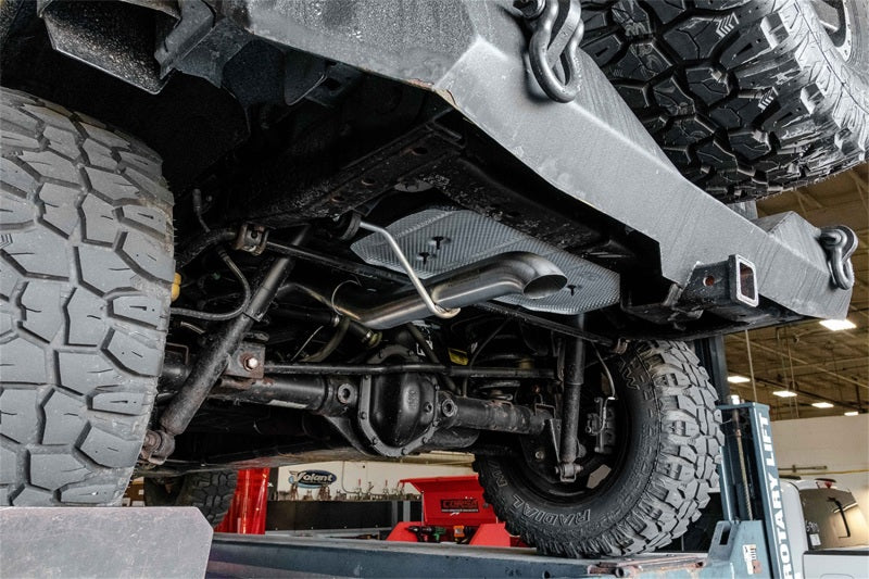 Corsa 2007-2018 Jeep Wrangler JKU 3.6L Sport 2.75in Cat-Back Exhaust w/ Turn Down Tip