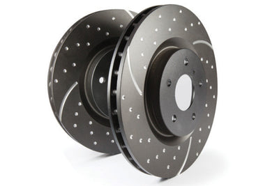EBC GD Sport Rear Rotors (Slot & Drilled) — Fits 2000-2006 Audi TT Quattro 1.8T
