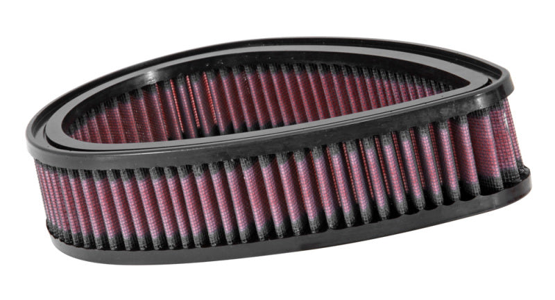 K&N Custom Air Filter 6.25in W 9.688in L 2.188in H — For K&N RK Series Harley-Davidson Air Cleaners
