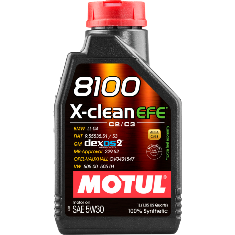 Motul 8100 X-CLEAN 5W-30 1L Synthetic Engine Oil