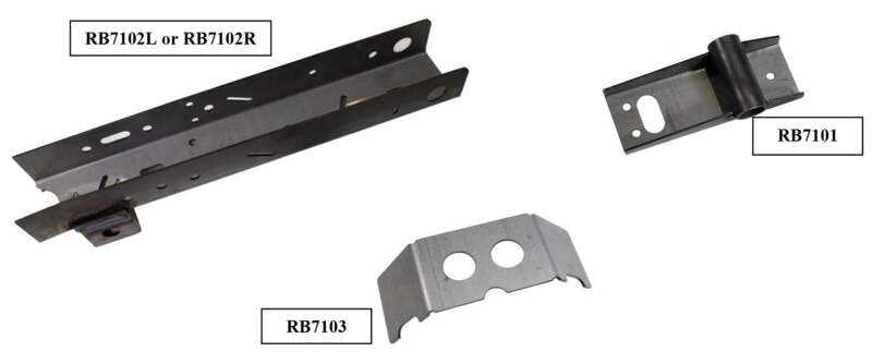 Rust Buster 95-04 Toyota Tacoma Rear Framce Section - Right Side