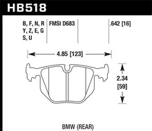 Cargar imagen en el visor de la galería, Hawk 01-06 BMW 330 / 97-01 740I / 96-01 750IL / 03-06 BMW M3 / 00-03 M5 / 00-06 X5 / 06-08 Z4 / 03-0