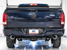 Cargar imagen en el visor de la galería, AWE Tuning 09-18 RAM 1500 5.7L (w/Cutouts) 0FG Dual Rear Exit Cat-Back Exhaust - Chrome Silver Tips