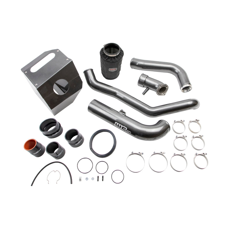 Kit de admisión de alto flujo Wehrli 17-19 Chevrolet 6.6L L5P Duramax, etapa 2, blanco brillante