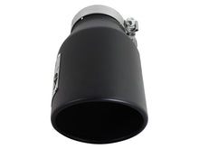 Cargar imagen en el visor de la galería, aFe Diesel Exhaust Tip Bolt On Black 4in Inlex x 6in Outlet x 12in