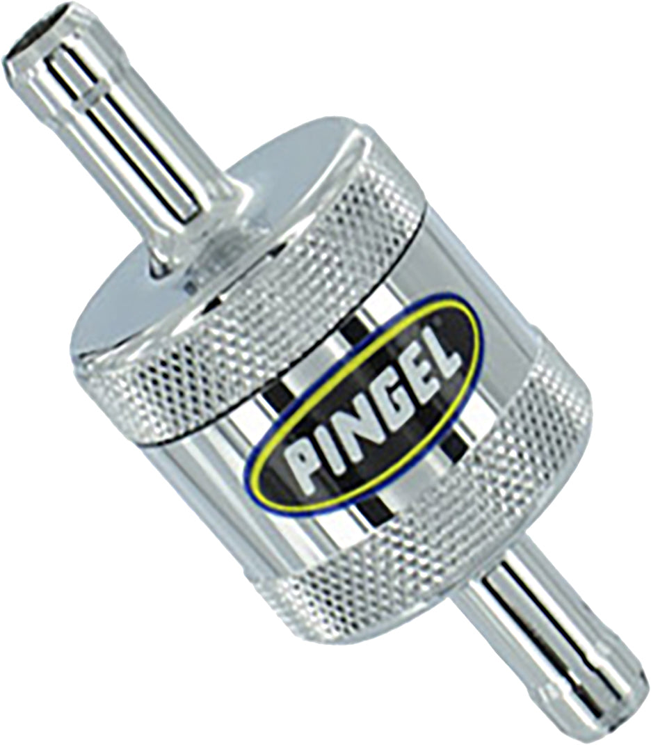 Pingel ENT Fuel Filter Super Short Chrome 5/16" in/OUT (SS1C)