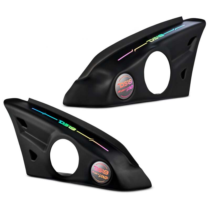 DS18 2015+ Polaris Slingshot Arm Rest Enclosure Fits 2x 6.5in Speakers (Not Included) (SLG-AR6V2)